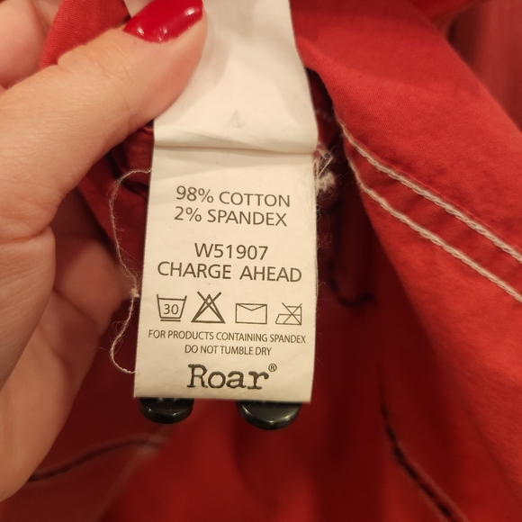 Roar Signature Y2K Long Sleeve Button Up Mens Shirt - Picture 8 of 13